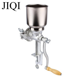 JIQI Getreidemühle mit Handkurbel: Langlebiges und effizientes Mahlen für Kräuter...